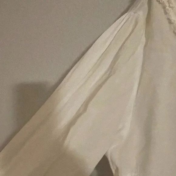 La Cotonniere Women's White Embroidered Long Sleeve Dress 3XL - Picture 13 of 13